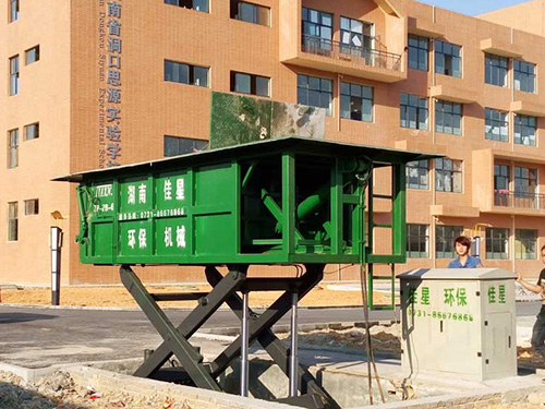 由學(xué)校地理式垃圾站談?wù)摾诸愔匾?、特點、建設(shè)與使用！